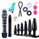 thumbnail image 1 of Juego de juguetes de excitación sexual con tapón vibrador de herramientas de silicona para hombres Labymos Productos para adultos, 1 of 7
