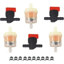 waltyotur 3Kit 1/4Inch Fuel Gas Filter Shut Cut Off Valve Replacement for Briggs & Stratton 494768 697947 698183 493960 283207 95162S 07-406 AM36141 AM107340 54-3150 1-603770