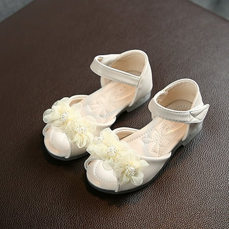 

Hinvhai Toddler Girls Fashion Sandals Clearance Summer Casual Classic Solid Color Soft Sole Non-Slip Flats Shoes Infant Newborn First Walkers Shoes Beige 12M(30)