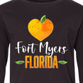 thumbnail image 4 of Inktastic Fort Myers Florida Orange in Heart Long Sleeve Youth T-Shirt, 4 of 5