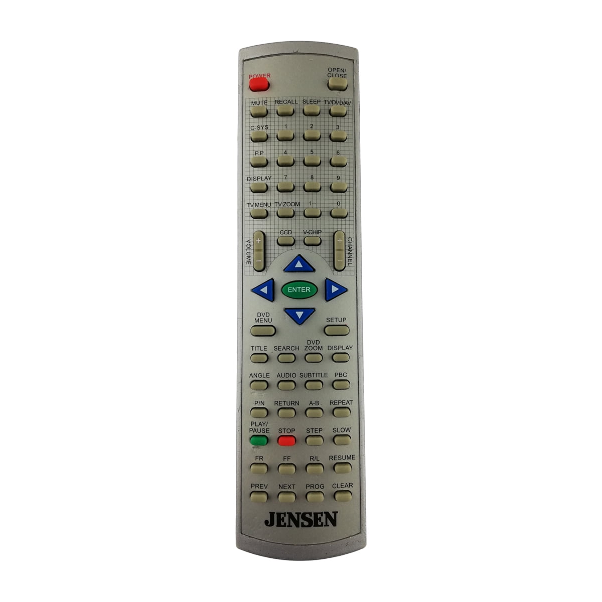 Original JENSEN UNKNOWN 1 TV Remote Control Television Walmart Canada