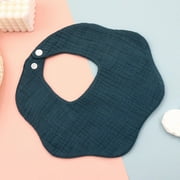 Cotton Gauze Baby Bibs Solid Color Infant Bib Newborn Burp Cloths Bandana Scarf for Boys Girls Feeding Saliva Towel style 3