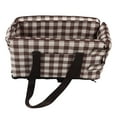 thumbnail image 1 of Asiento de coche para perros a cuadros cuadrado suave impermeable portátil estable reposabrazos para perros asiento elevador con almohada ajustable para perros gatos YUNYI BRAND Deportes, 1 of 8