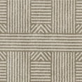 thumbnail image 5 of 2' x 3' Beige Geometric Lines UV Treated Accent Rug, 5 of 5