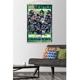 thumbnail image 2 of NFL Seattle Seahawks - Super Bowl LX Champions Wall Poster with Magnetic Frame, 22.375" x 34", 2 of 5