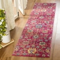 thumbnail image 2 of SAFAVIEH Merlot Leslie Floral Runner Rug, Red/Multi, 2' x 8', 2 of 8