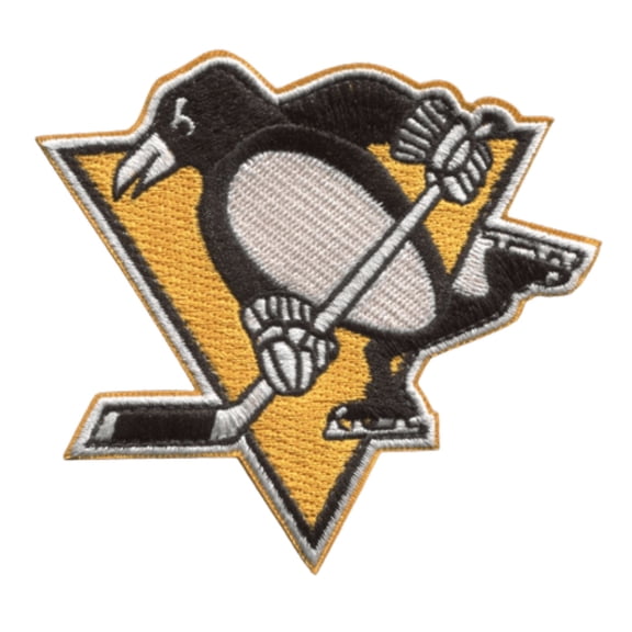 Official Licensed Pittsburgh Penguins NHL Team Hook Patch for Backpacks (Small)