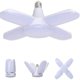 thumbnail image 1 of Luz de garaje E27 60W, luz de taller deformable blanca cálida 3000K con 4 paneles ajustables, iluminación de techo LED, para garajes, almacenes, gimnasios, ShuxiuWang 8390613682574, 1 of 1