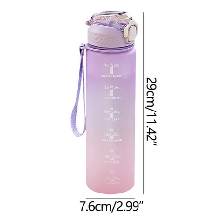 

Yoslce Home Sports Water Cup Male Large-Capacity Student Water Bottle Fitness Cup Straw Kettle Outdoor 1L Super Large Space Cup