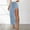 Light Blue, variant on Women Fashionable Design High Slit Spring And Summer Washed Solid Color Mid Length Skirt Denim Skirt Long Stilt Pants Pants for Women Size 20 on Jean Leggings Jean Pants for Women Denim Knit Leggings