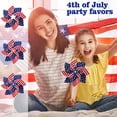 thumbnail image 3 of 10Pack Patriotic Stars and Stripes Pinwheels very suitable For 4th Red of, 3 of 8