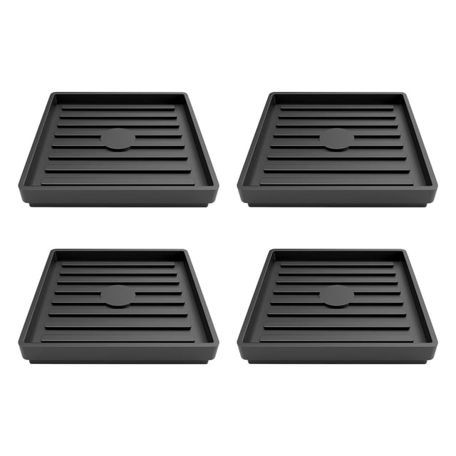 4 piezas de muebles de muebles Protectores de piso para pisos de madera anti -skid skid chaSter tazas posavasos para la pierna para el sofá sofá del 8.3cmx8.3cm