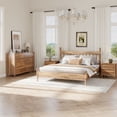 thumbnail image 2 of 3 Piece Furniture Bedroom Set，8-drawer Dresser And 2 Nightstands, Brown, 2 of 10