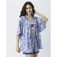 thumbnail image 3 of Moomaya Women's Printed 3 Piece Cord Set, Vacation Co-Ords For Summer, Resort Beach Wear, 3 of 9