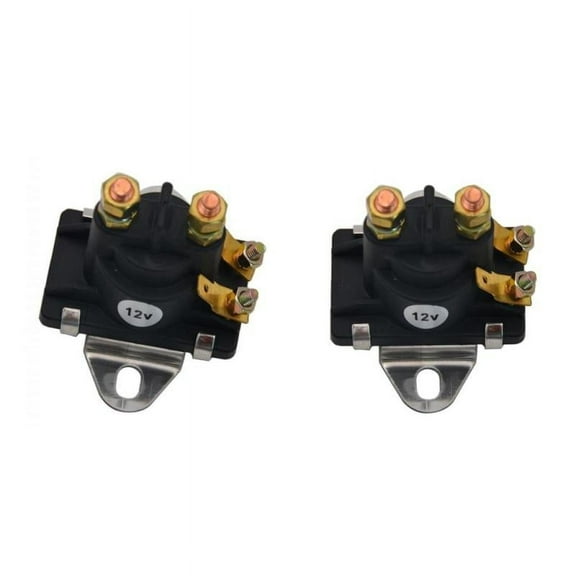 2 Pack Marine Starter Tilt Trim Relay Solenoid for MerCruiser 89-96158T 12V