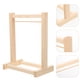 thumbnail image 4 of ColoMX Perchero de madera para ropa de muñecas, organizador creativo de ropa para muñecas, perchero para colgar abrigos de muñecas, 4 of 7