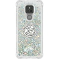 thumbnail image 2 of case for Motorola Moto G Play 2021 Case,Creativity Clear Quicksand Glitter Flowing Liquid Floating Soft TPU Case w/Stand Bling Diamond Sparkle Phone Cover for Motorola Moto G Play 2021  Silver, 2 of 13