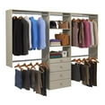 thumbnail image 2 of Easy Track Organisateur de Rangement de Luxe avec Étagères et Tiroirs, Gris, 2 of 5