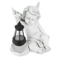 thumbnail image 4 of Luz solar, estatua de ángel de resina de simulación, luz decorativa, luz de jardín, rendimiento de primer nivel, 4 of 8