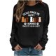 thumbnail image 2 of Puntoco - Camiseta estampada para mujer, blusa de manga larga, cuello redondo, tops casuales, sudadera Puntoco Puntoco-3042, 2 of 4