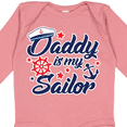 thumbnail image 4 of Inktastic My Daddy is My Sailor Boys or Girls Long Sleeve Baby Bodysuit, 4 of 5