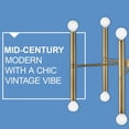 thumbnail image 5 of 83196LCB Lark Millie - 16 Light Linear Chandelier In Modern and Mid-Century Modern Style-11.75 Inches Tall and 39 Inches Wide-Lacquered Brass Finish, 5 of 14