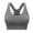 Gray, variant on Lixiuxyad Women's Adjustable Plus Size Sports Bra Without Underwire And Detachable Sports Underwear For,Bras for Women Black L