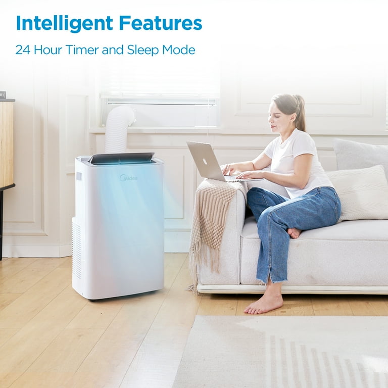 Midea 8, 000 DOE, 12, 000 BTU ASHRAE SmartCool Portable Air Midea 8, 000 DOE, 12, 000 BTU ASHRAE SmartCool Portable Air