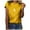 Yellow, variant on Summer Tops for Women Elegant Simple Pattern Print T Shirt Casual Short Sleeve Tops Blouse Tee Basic Crewneck Tunic Tops