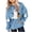 Light blue, variant on BFHHYA Tween Girls' Halloween Hoodie Kid Girls Printed Cute Sweatshirt Long Sleeve Pullover Top with Pockets (3-14 Years)