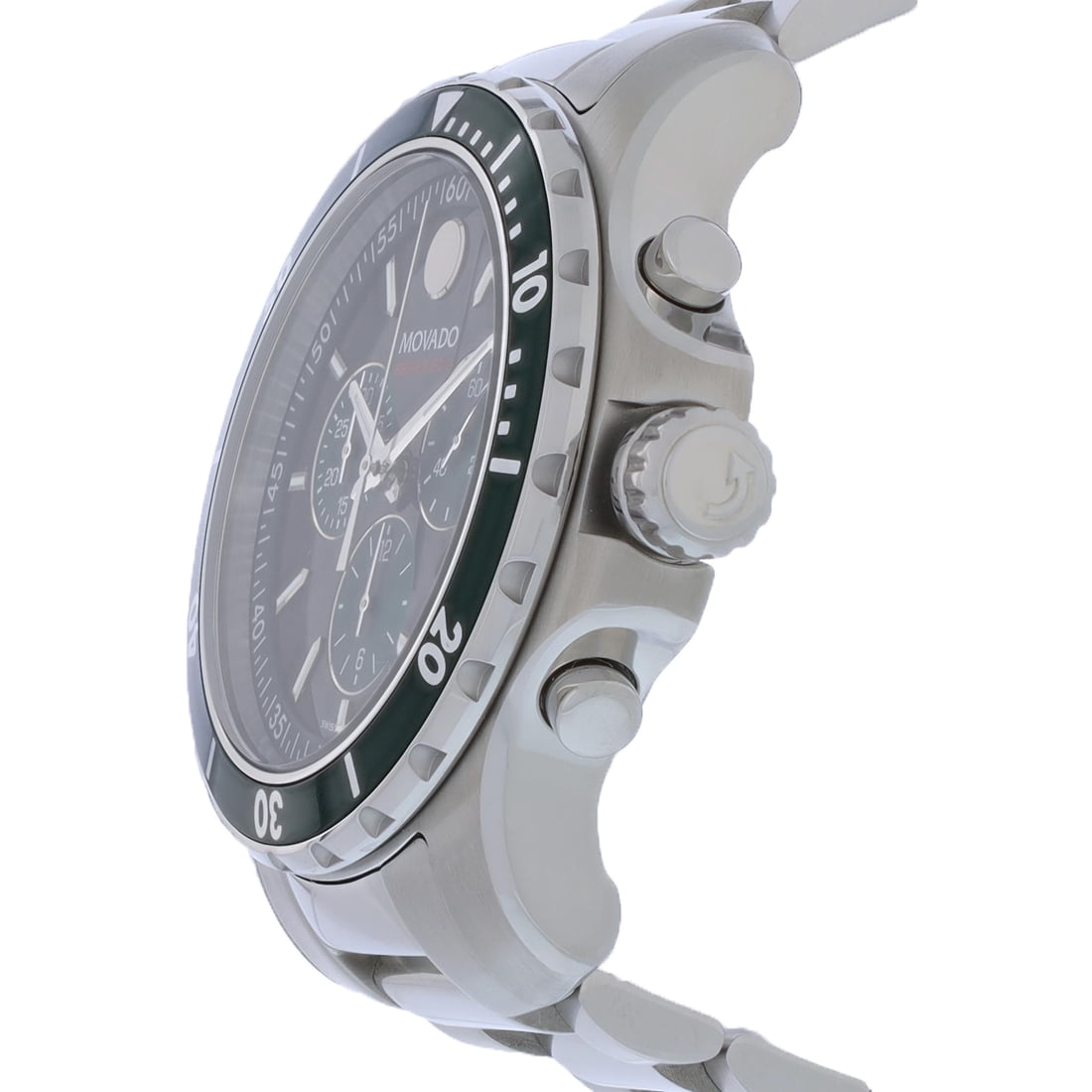 Movado Men's Series 800 Green Dial Watch - 2600179
