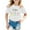 White, variant on Girls Shirts Size 12-14 Easter Fashion Prints Shirt Short Sleeve Casual Crewneck T-Shirts Soft and Comfortable Summer Tees Children Clothing Beige 6-7 Years