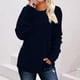 thumbnail image 1 of HongQid Long Sleeve Shirts for Women Tunic Trendy Casual Round Neck Tops Lightweight Sweaters, 1 of 7