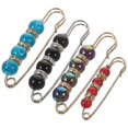 thumbnail image 3 of 4pcs Decorative Brooch Pins Pearl Brooch Pins for Women Sweater Clothes Clip Brooches, 3 of 5