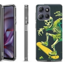 Shockproof Protective Phone Case for Motorola Moto G Play 2026, by OneToughShield - Skeleton Skater