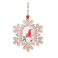 thumbnail image 1 of Decoración de árbol de Navidad, suministros de vacaciones, colgador de puerta, juguete para chico, adornos navideños de tamaño compacto, Kits de decoración para fiestas Forma de copo de nieve Bearachild HA069469-03, 1 of 6