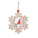 thumbnail image 1 of Advancent Decoración del árbol de Navidad Suministros de vacaciones Accesorios para el hogar Colgador de puerta Artesanía de Tamaño Kits de decoración para fiestas Forma de copo de nieve, 1 of 6