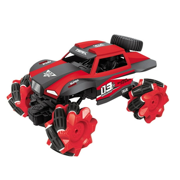 RC Car 4WD Radio Control Stunt Car Gesture Induction Twisting Off-Road Vehicle LED Climb Crawler Cars