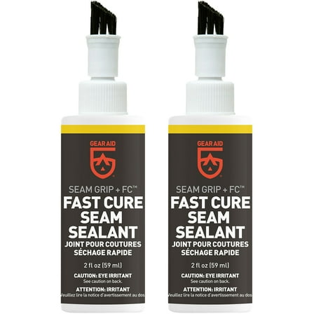 Gear Aid Seam Grip 2 oz. FC Fast Cure Waterproof Tent Seam Sealant - 2-Pack