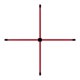 thumbnail image 1 of 4 Uds práctica varilla de entrenamiento ayuda Full Swing Trainer portátil Putter enseñanza 60cm Rojo Zulema Palos de alineación de golf, 1 of 8