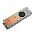 thumbnail image 3 of Disipador De Calor De Enfriamiento TEUCER PCIE NVMe NGFF M.2 2280 SSD Disipador térmico 3P Radiador de disipación de calor Hugtrwg  Para estrenar, 3 of 9