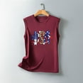 thumbnail image 4 of Wycnly Tank Top for Women Workout Tops Loose Comfy Patriotic Fourth of July Tops Cute Independence Day Graphics Sleeveless Shirt Girls Sleeveless Shirt, 4 of 4