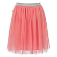 thumbnail image 2 of Richie House Little Girls Red Silver Satin Taped Bow Skirt 4, 2 of 2