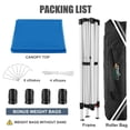 thumbnail image 6 of HOTEEL 10x10 Pop Up Canopy Tent, Outdoor Instant Commercial Gazebo, Shade Shelter Waterproof Tents for Backyard Parties Event,Blue, 6 of 8