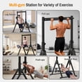 thumbnail image 7 of PROHIKER Folding Pull Up Station Power Tower for Home Gym, Height Adjustable Pull Up Bar Dip Station, Multifunctional Full Body Strength Training Fitness Equipment, Triangle Structure, 7 of 7