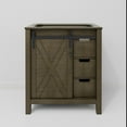 thumbnail image 4 of Lexora Home Marsyas 30" Vanity Cabinet in Rustic Brown, 4 of 9