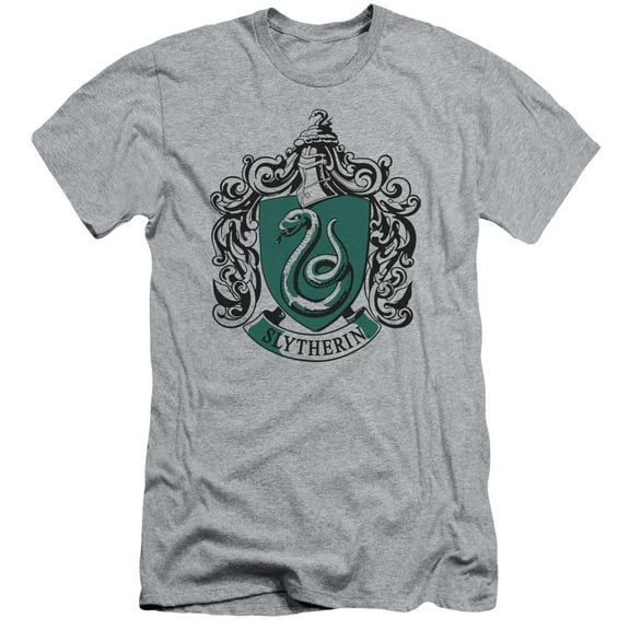 Harry Potter - Slytherin Crest - Slim Fit Short Sleeve Shirt - Small