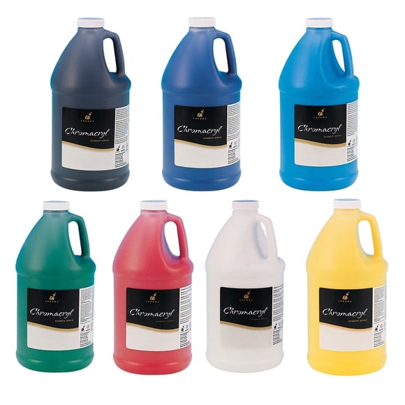 Pintura Acrílica S&S Worldwide Chromacryl Óxido Amarillo 1.9L