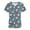 Dark Blue, variant on QATAINLAV Easter Scrub Tops Women Funny Rabbit Egg Graphic Short Sleeve V Neck Uniform Shirt Loose Work Blouse with Pockets Sales of Today Black L