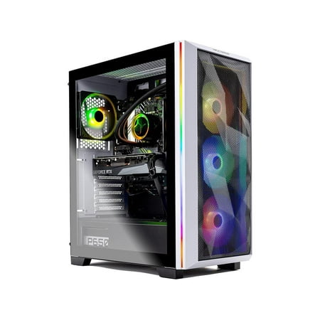 Skytech Chronos Gaming PC Desktop – Intel Core i7 12700F 2.1 GHz, NVIDIA RTX 3080, 1TB NVME SSD, 16GB DDR4 RAM 3200, 850W Gold PSU, 240mm AIO, 11AC Wi-Fi, Windows 11 Home 64-bit